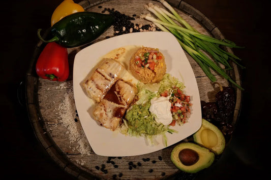 Ground Beef or Shredded Chicken Chimichanga