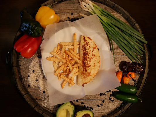 Combo 1. One Cheese Quesadilla and French Fries